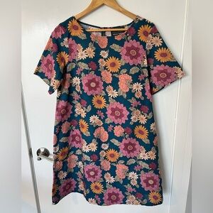 ModCloth, Princess Highway, Floral Smock dress, vintage-inspired, size 10